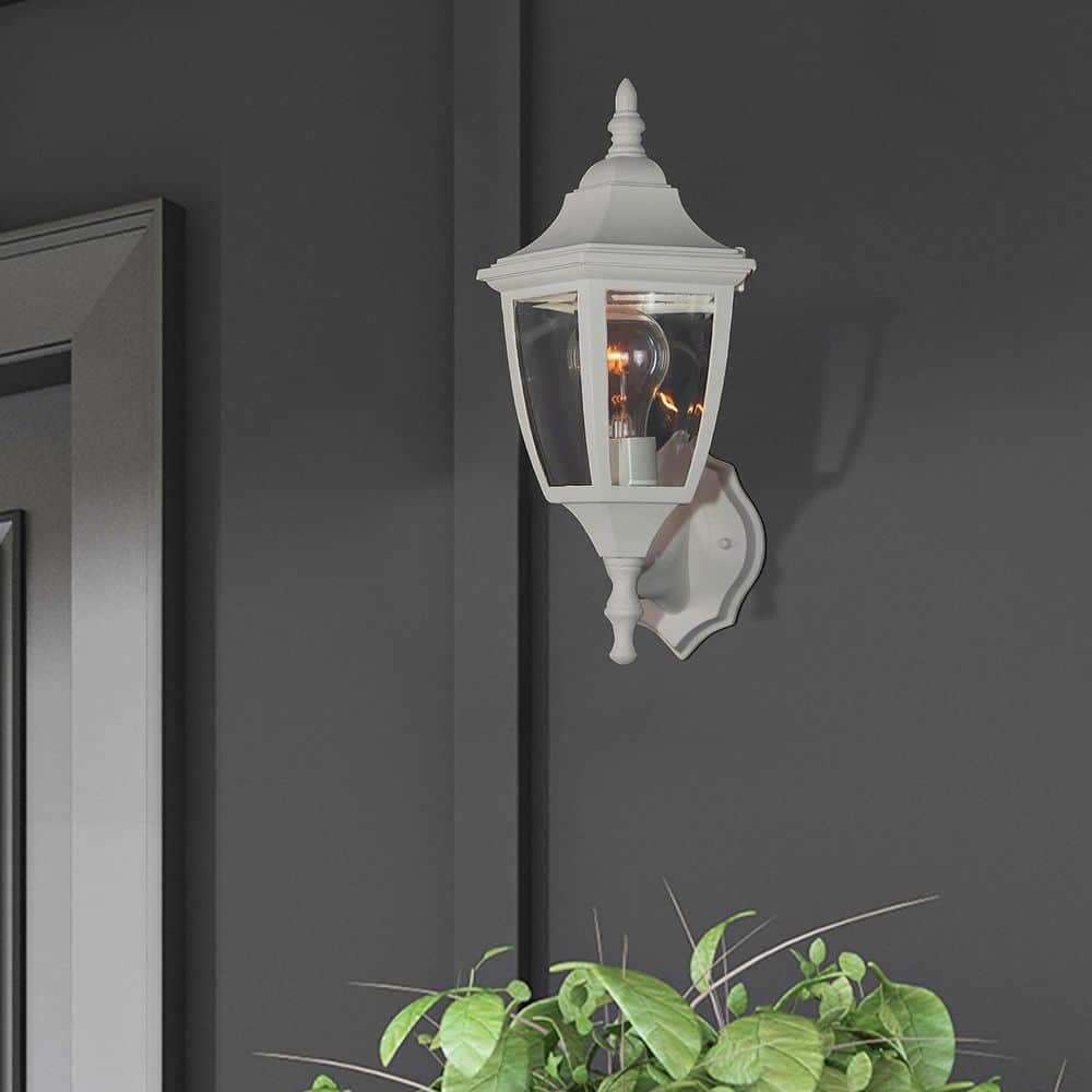 Designers Fountain Waterbury White 1-Light Outdoor Line Voltage