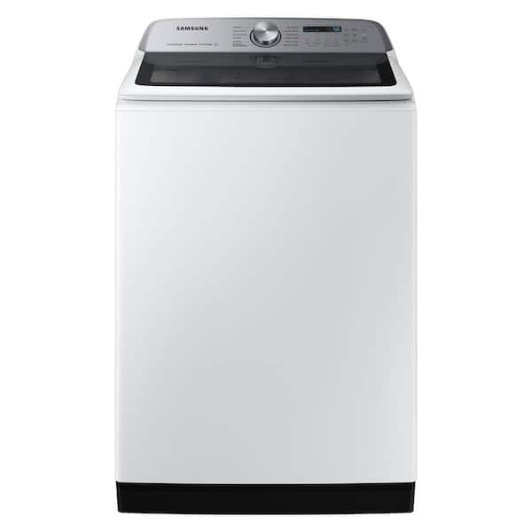 Samsung 5.4 cu.ft. Extra-Large Capacity Smart Top Load Washer with ActiveWave Agitator and Super Speed Wash in White