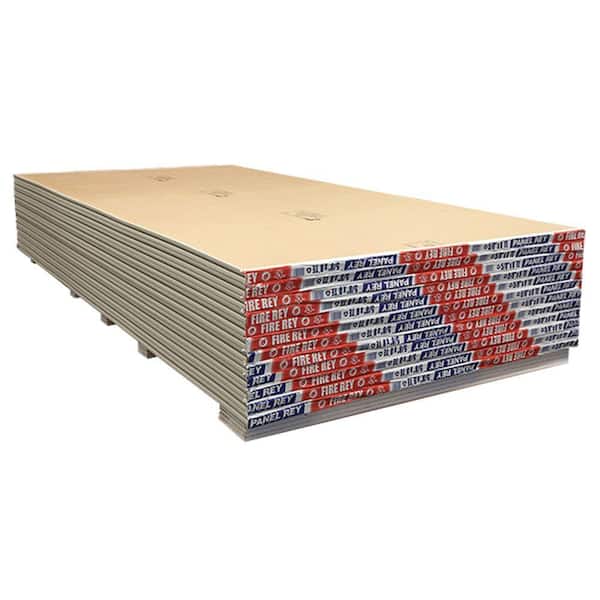 Fire Rey 5/8 in. x 4 ft. x 8 ft. Gypsum Wallboard