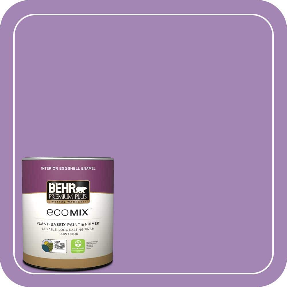 1 qt. #660B-6 Daylight Lilac Eggshell Enamel EcoMix Plant-Based Interior Paint & Primer price history on PriceWatchPro