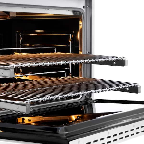 Autograph 36 in. 5.2 cu. ft. Paramount Gas Range with 6-Burners and Gas Oven with Black Matte and Champagne Bronze