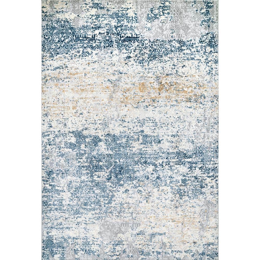 Wilde Tribal Distressed Blue 4 ft. x 6 ft. Area Rug price history on PriceWatchPro