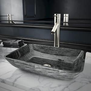 Dior Single-Handle Vessel Sink Faucet in Brushed Nickel