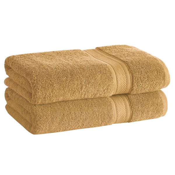 5-Pack 100% Cotton Extra Plush & Absorbent Bath Towels - On Sale