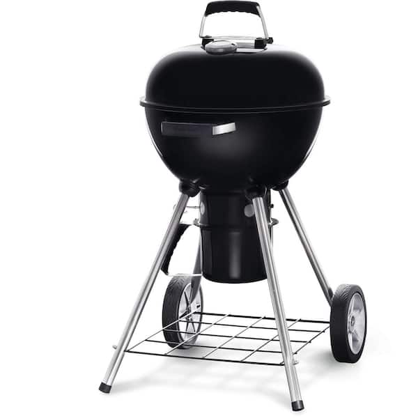 NAPOLEON 18 in. Kettle Charcoal Grill in Black with Built-In Thermometer