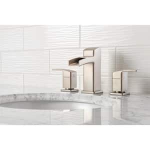 Kenzo 8 in. Widespread 2-Handle Bathroom Faucet in Brushed Nickel
