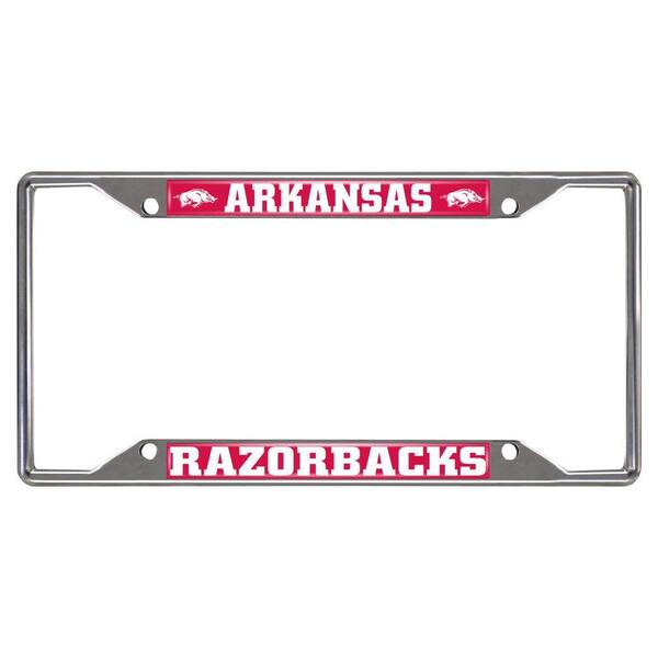 FANMATS NCAA - University of Arkansas License Plate Frame