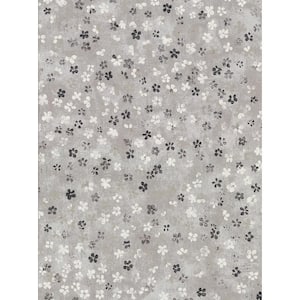 Cosima Grey Miniature Floral Grey Wallpaper Sample