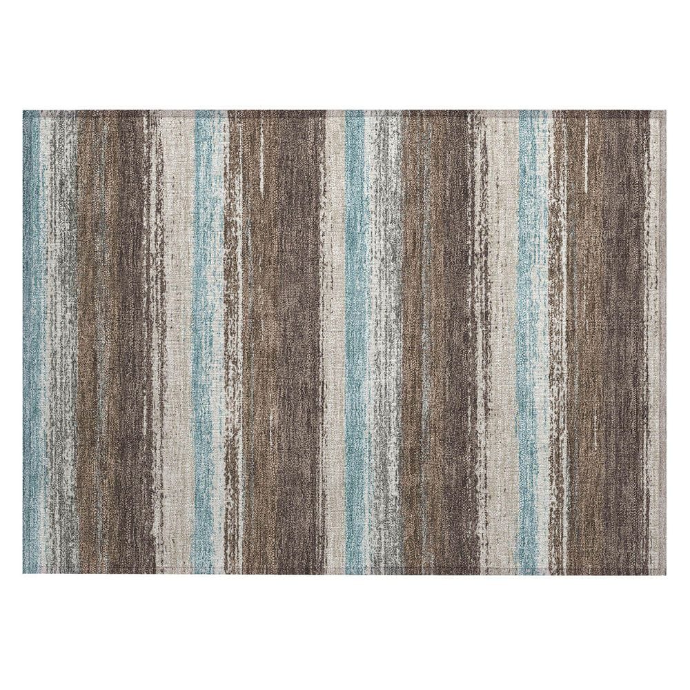 Chantille Machine Washable Indoor/Outdoor Abstract ACN2707 Brown 2 ft. x 3 ft. Accent Rug price history on PriceWatchPro