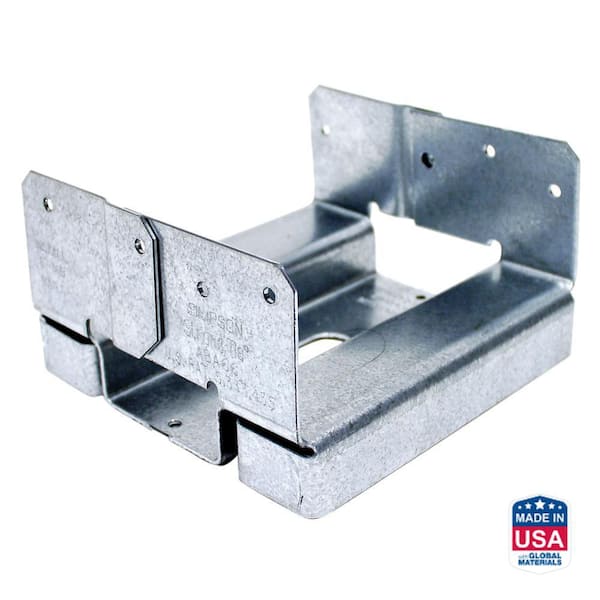 Simpson Strong-Tie ABA ZMAX Galvanized Adjustable Standoff Post Base for 6x6 Nominal Lumber