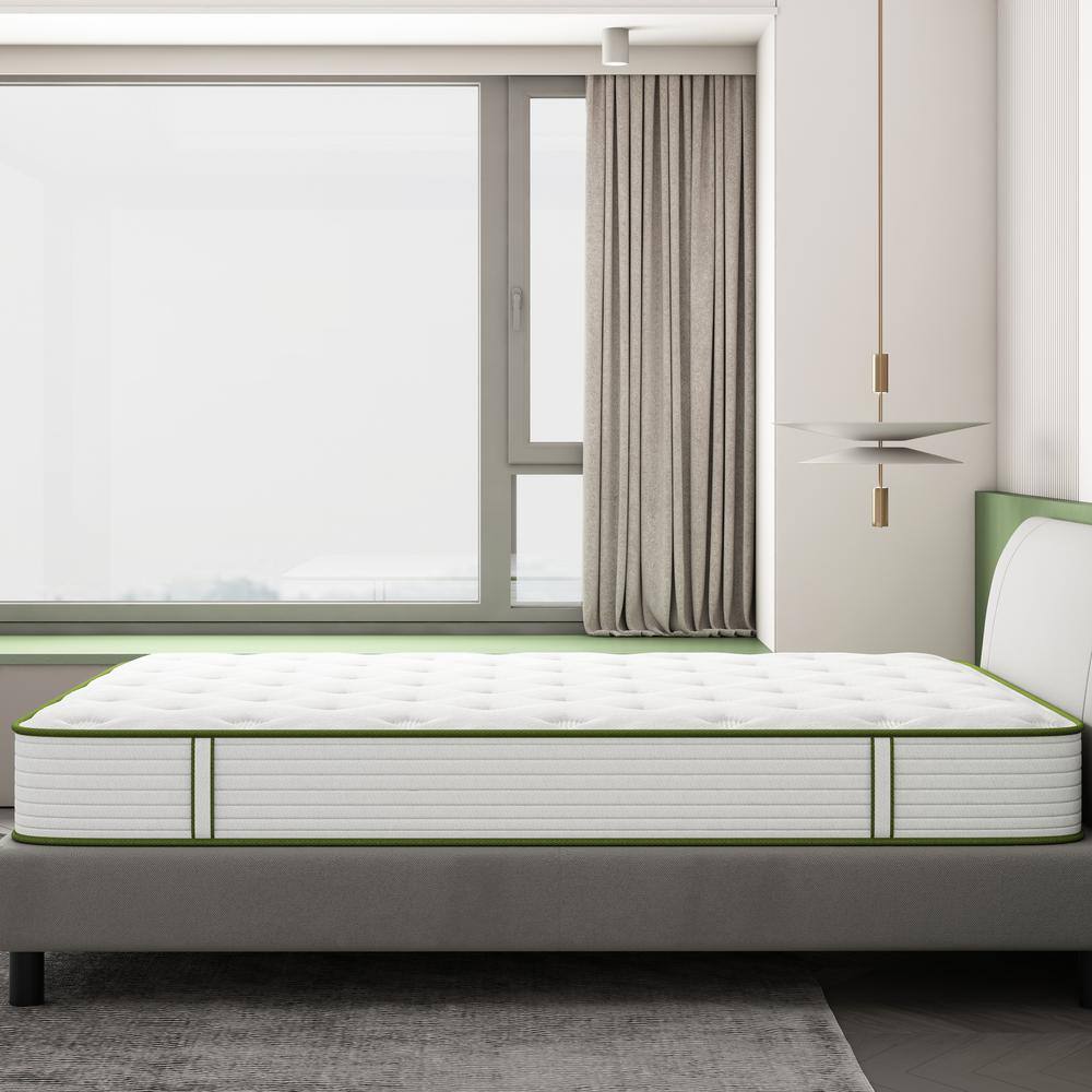 Queen Pillowtop Medium Plush Hybrid Mattress with Innerspring