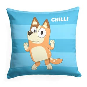 Bluey Roll Call Chilli 18 x18 Printed Multicolor Throw Pillow