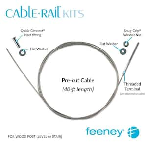 40 ft. Stainless Steel Cable Assembly Kit for Cable Railing System