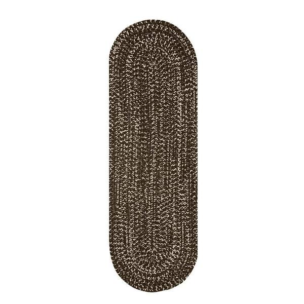 Better Trends Chenille Tweed Braid Collection Durable Stain Resistant Reversible Dove And Chestnut 2 Ft X 9 Ft Polyester Runner Rug Brcr29dvcn The Home Depot