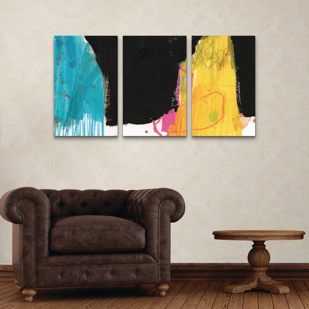 Jennifer Goldberger Abstract Multicolor Canvas Wall Art Set