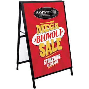 Alpine Industries 24 in. x 32 in. LED Illuminated Hanging Message Writing Board (2-Pack) 495-04-2