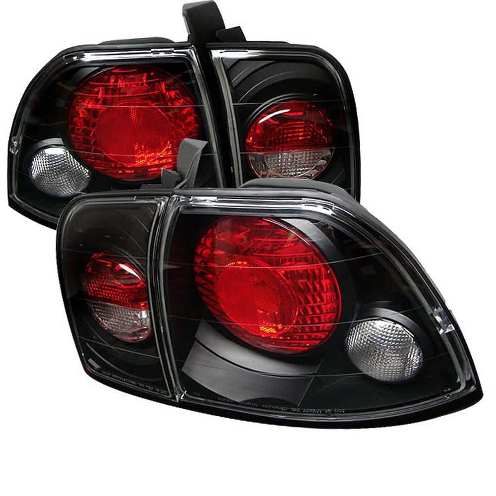 Honda Accord 96-97 Euro Style Tail Lights - Black price history on PriceWatchPro