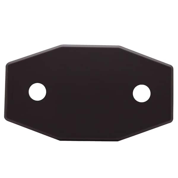 Westbrass Two-Hole Remodel Cover Plate for Bathtub and Shower Valves, Oil Rubbed Bronze