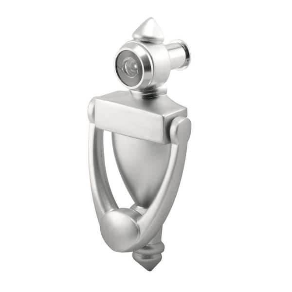 Prime-Line Deluxe Knocker Satin Nickel with 180 Degree Viewer-DISCONTINUED