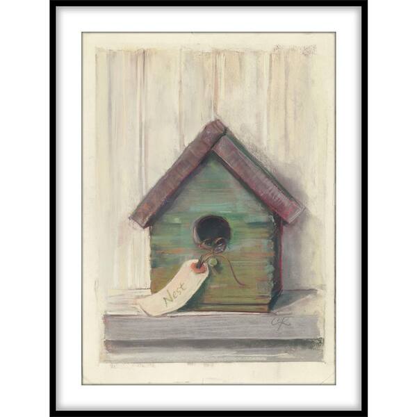 PTM Images 9.75 in. x 11.75 in. "Birdhouse"Framed Wall Art