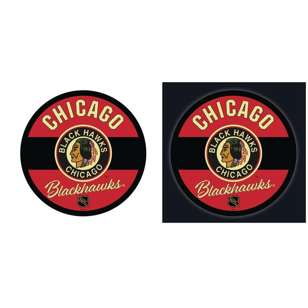 Chicago Blackhawks Man Cave sold Embroidered Banner 8