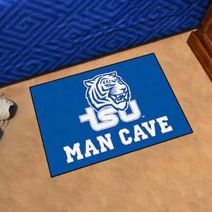 Tennessee State Man Cave Blue 1.5 ft. x 2.5 ft. Starter Area Rug