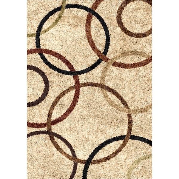 Orian Rugs Circle Of Life Bisque 8 Ft