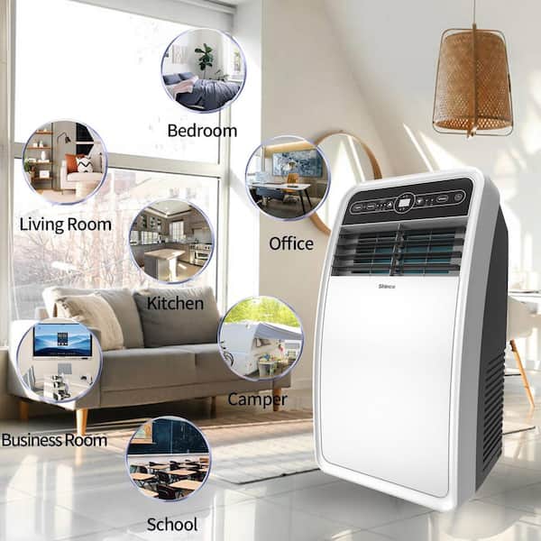 4,000 BTU Portable Air Conditioner Cools 200 Sq. Ft. with 