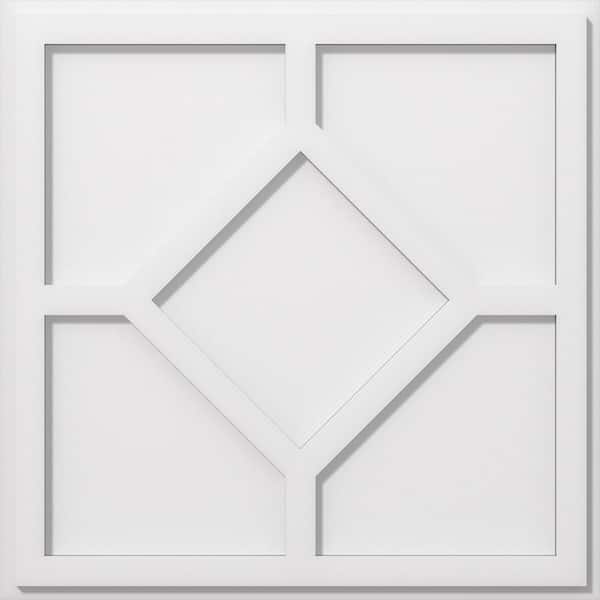 Ekena Millwork 1 in. P X 7-1/2 in. C X 22 in. OD Embry Architectural Grade PVC Contemporary Ceiling Medallion
