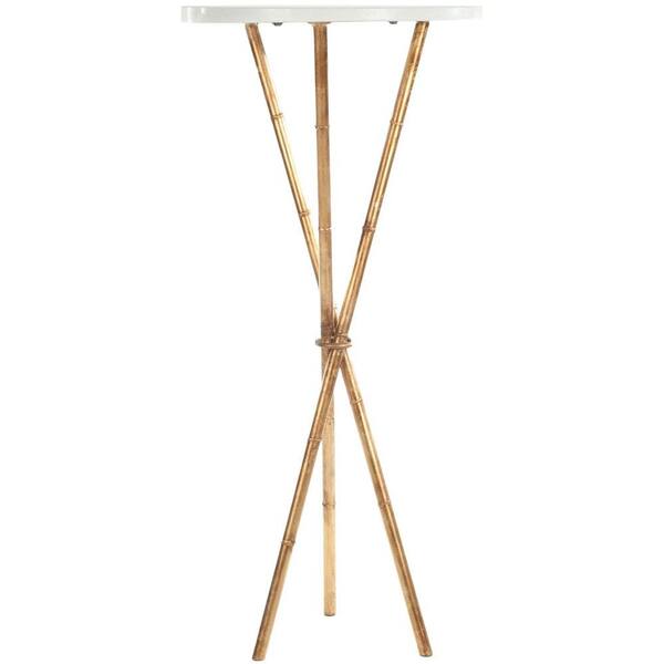 SAFAVIEH Roger White/Gold End Table