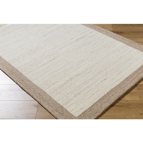 8 ft. x 10 ft. Beige / Natural White La Puna LPN-2303 Handmade Area Rug
