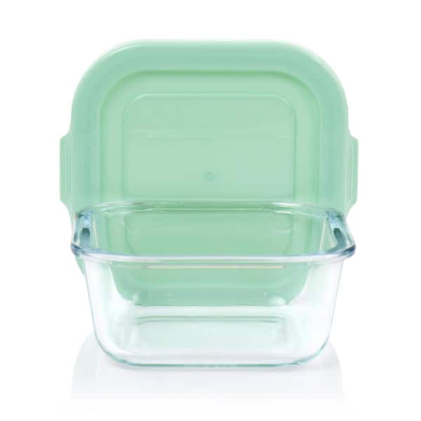 MARTHA STEWART Siohban 35.5 oz. Acrylic Storage Container with Lid