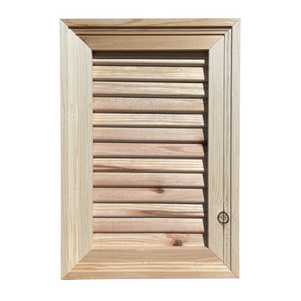 12 in. x 18 in. False Rectangular Cedar Wood with Brickmould Trim Gable Vent price history on PriceWatchPro