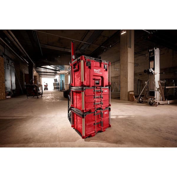 Milwaukee - PACKOUT 22 in. Modular 3-Drawer Tool Box with Metal Reinforced Corners
