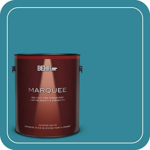 BEHR MARQUEE 1 gal. #M470-6 Precious Stone One-Coat Hide Matte Interior Paint & Primer