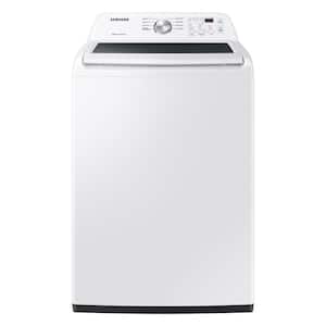 4.4 cu. ft. Top Load Washer with Agitator and Vibration Reduction in White