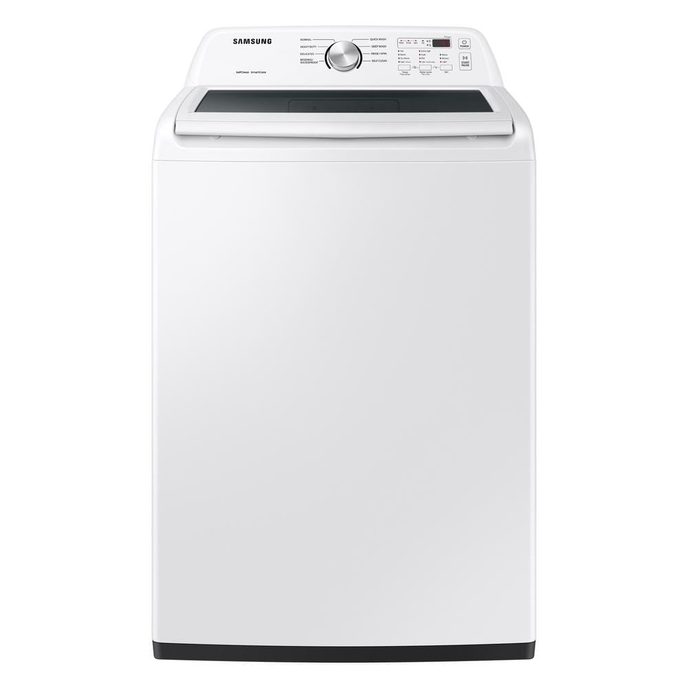 Samsung - 4.4 Cu. Ft. High-Efficiency Top Load Washer with ActiveWave Agitator - White