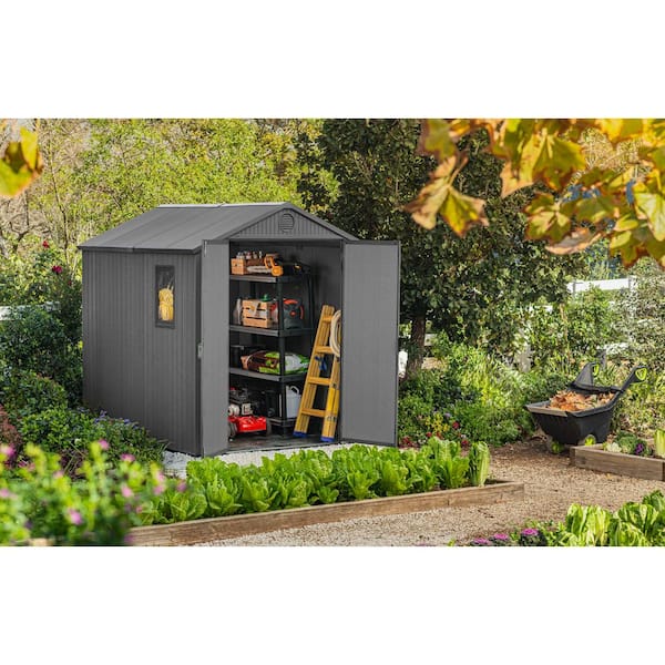 Keter Darwin 6 ft. W x 8 ft. D Outdoor Durable Resin Plastic