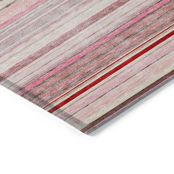 Chantille Machine Washable Indoor/Outdoor Abstract ACN979 Pink 8 ft. x 10 ft. Area Rug