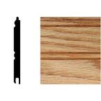 5/16 in. x 3-1/8 in. x 32 in. Red Oak Tongue and Groove Wainscot (1-Piece)