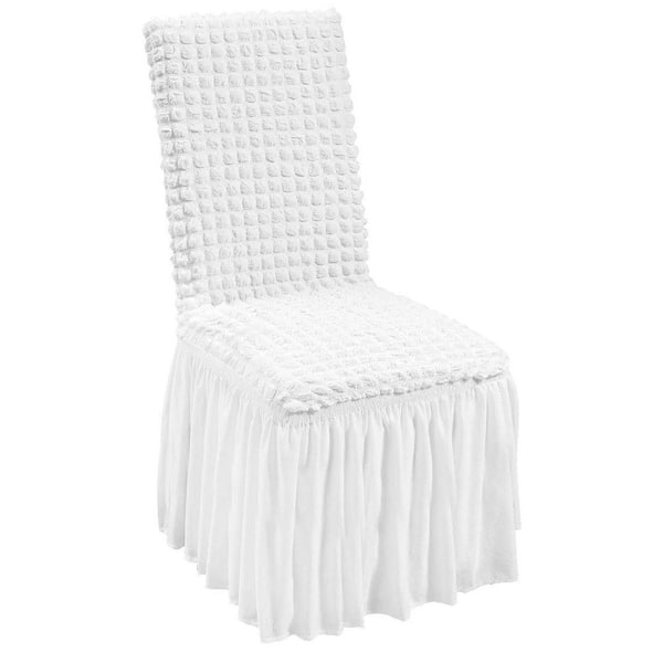 Stretch Spandex Folding Chair Covers-Universal, Protective & Decorative (4 PCS White)