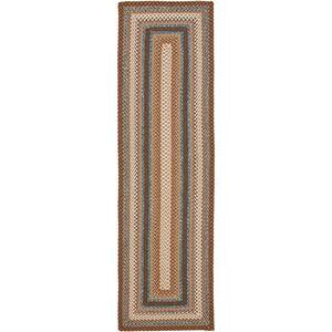 Braided Green 11 ft. x 15 ft. Solid Color Gradient Area Rug