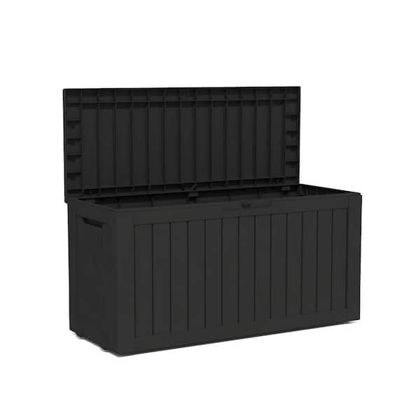 75 Gal. Large Capacity Deck Box, Dustproof and Moisture-Proof, Durable Construction