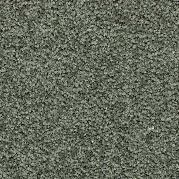 Lifeproof 8 in. x 8 in. Texture Carpet Sample - Unblemished II -Color Global Green