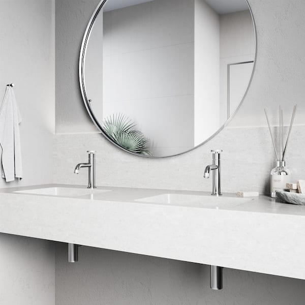Cass Single Handle Single-Hole Bathroom Faucet in Chrome