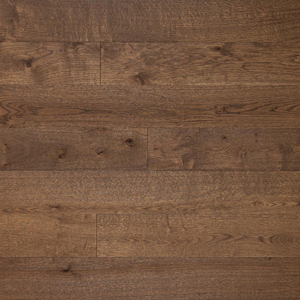 MSI Take Home Sample - Dark Brown 7 in. W x 7 in. L Beverly Mill Oak Engineered Hardwood Flooring