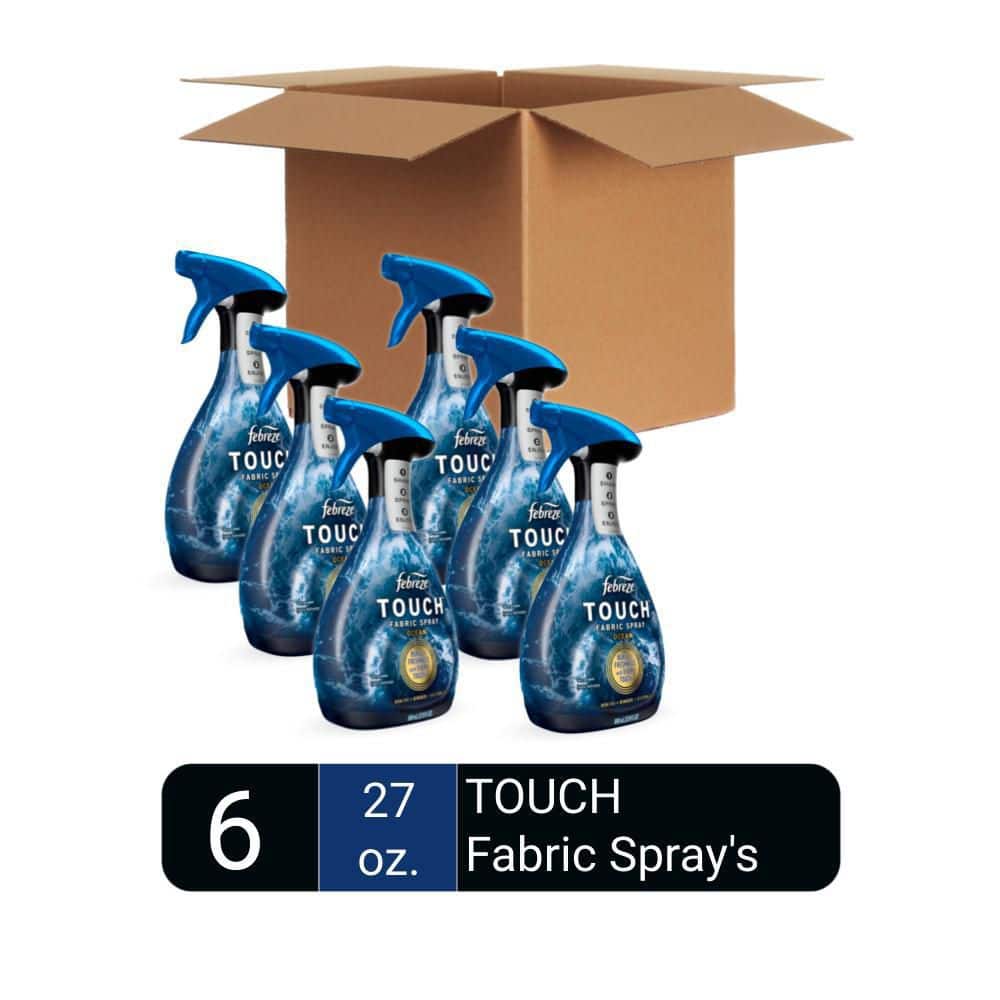 Touch 27 oz. Ocean Scent Fabric Freshener Spray (Case of 6)