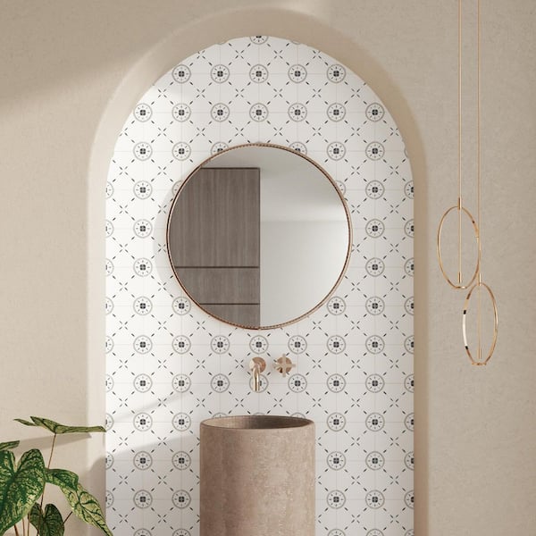 Seasons Midnight Black Square 5.9 in. x 5.9 in. Matte Porcelain Floor and Wall Tile (6 sq. ft. /Case)