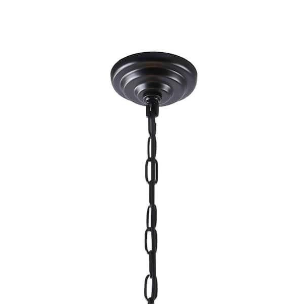 LLHZSY 30 in. 16 - Light Black Globe Crystal Dandelion