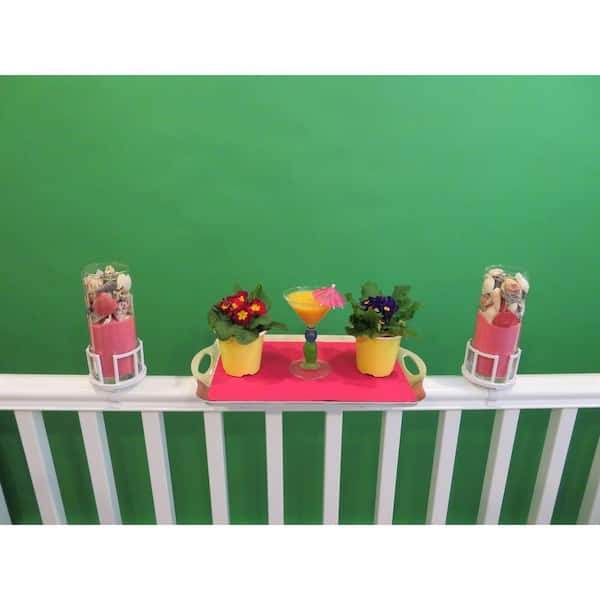 White Plastic Deck Rail 5 Piece Pack